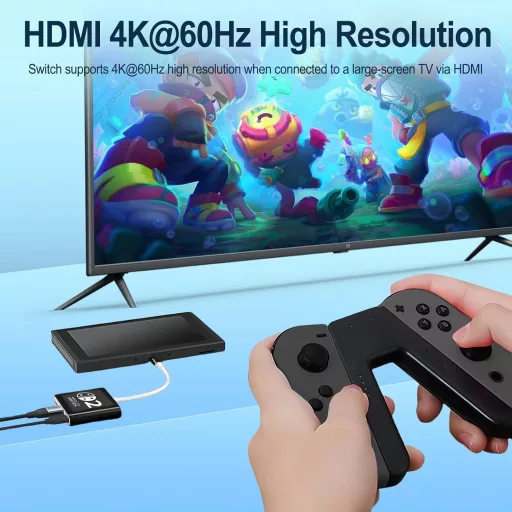 AriKroii Switch 2 dokkoló állvány 4K HDMI USB 3.0 100W töltéssel