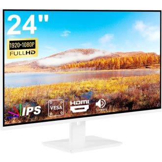   ZFTVNIE 24" érintőképernyős monitor IPS FHD 1920x1080 HDMI VGA