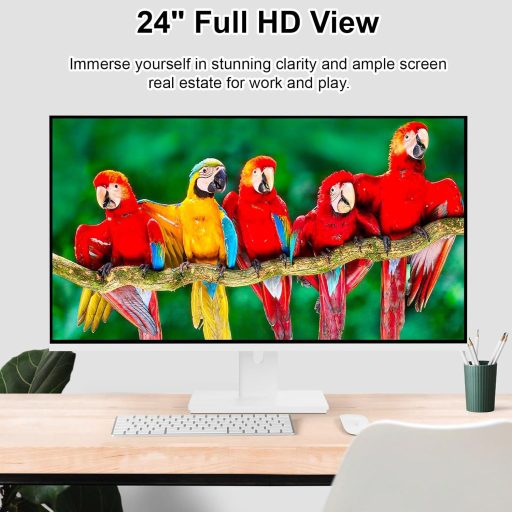 ZFTVNIE 24" érintőképernyős monitor IPS FHD 1920x1080 HDMI VGA