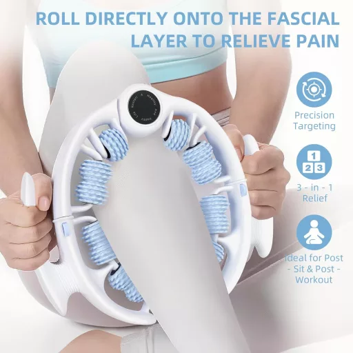 Ouxayapl lábmasszírozó roller 360° borítás, cellulit és nyirokelengedés kezeléshez