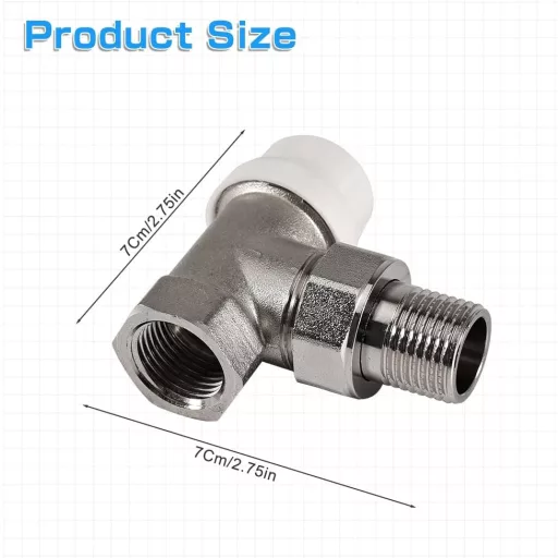 Tulov G1/2 Termosztátikus Radiátorszelep Visszatérő Csatlakozással