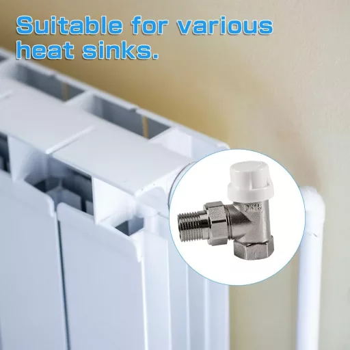 Robinet termostatabil pentru radiator Tulov G1/2 cu conexiune de retur