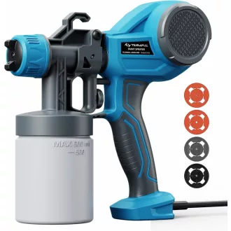   Pistol electric de vopsit Tilswall 600ml, 4 Duze 3 Moduri Gard Mobilier Perete