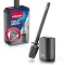 Vileda szilikon WC kefe flex fejjel és rozsdamentes acél nyéllel - Toilet Brush Grey