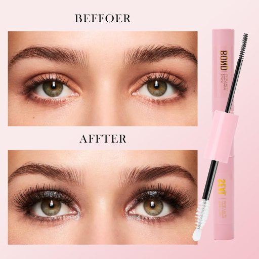 Adeziv pentru gene HENGBIRD 2 în 1, negru, rezistent la apă, cu rezistență de 7 zile, pentru ochi sensibili