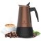 Cecotec Piccolina 400 ml bronz moka kávéfőző 4 csészéhez rozsdamentes acél