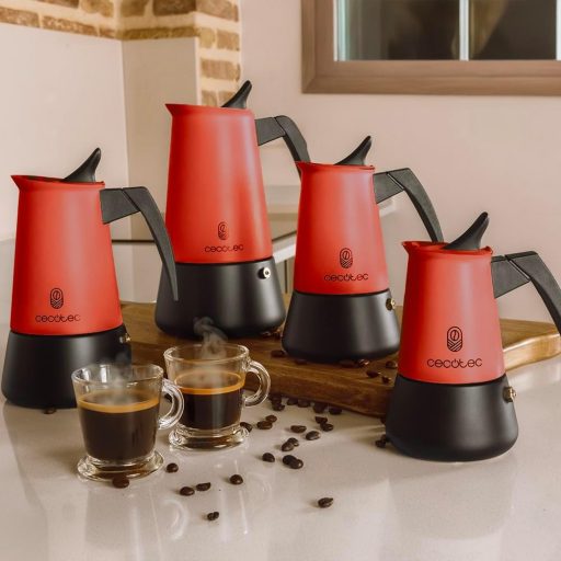 Cecotec Piccolina 600 Moka Kávéfőző 300ml 6 Csészés Rozsdamentes Acél