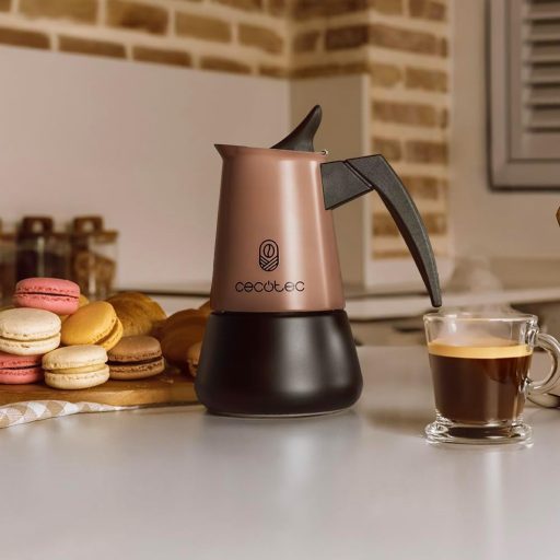 Cecotec Piccolina 100ml bronz kávéfőző 2 csészéhez rozsdamentes acél