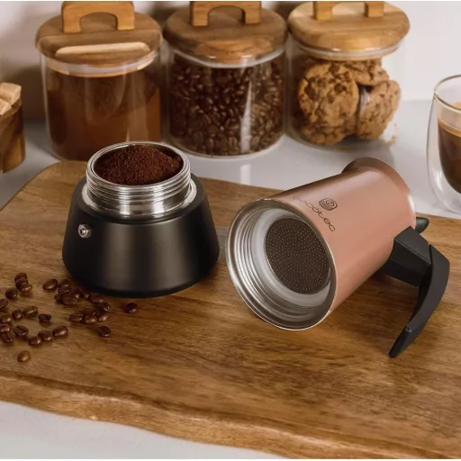 Taliansky moka kávovar Cecotec Piccolina 600, 300 ml, pre 6 šálok, nehrdzavejúca oceľ