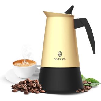   Cecotec Piccolina 900 Olasz Moka Kávéfőző 450ml Bézs Rozsdamentes Acél