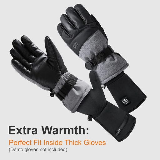 Seenlast Elektromos Fűtött Kesztyű Férfi Női 7.4V Érintőképernyő Vízálló