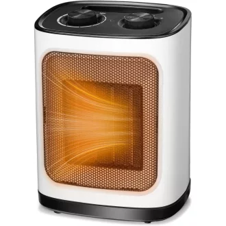   COWSAR Mini Ventilátoros Fűtőtest 1800W Kerámia Három Fokozat Túlmelegedés Védelem