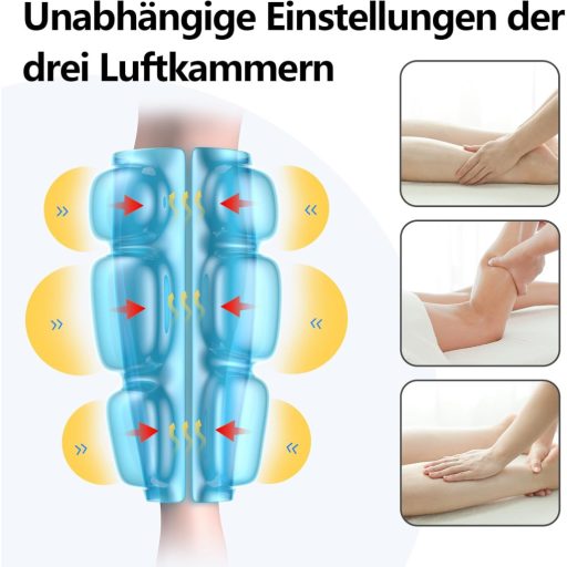 Comfytemp Vezeték nélküli lábmasszírozó légnyomásos fűtéssel 2 db