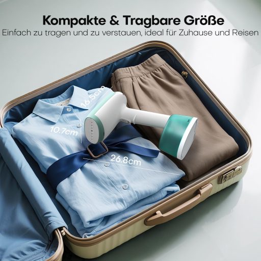 AROEVE 1500W Gőzölő Kézi Gőzvasaló 365ml Tartállyal Gyors Felmelegítés Hordozható