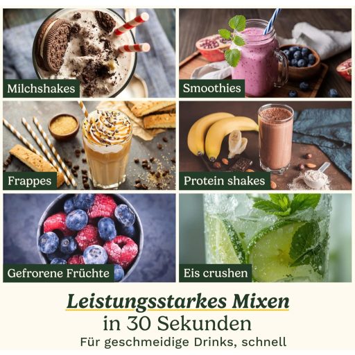 Cuisinart Blast & Go Wireless Mixer USB-C Töltéses Turmixgép 500ml Utazó Pohár