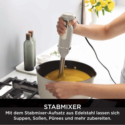 Ninja Foodi 3az1-ben Kézi Mixer, Turmixgép és Aprító, 7 Sebesség, Mosogatógépben Mosható