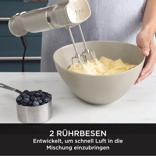 Ninja Foodi 3az1-ben Kézi Mixer, Turmixgép és Aprító, 7 Sebesség, Mosogatógépben Mosható