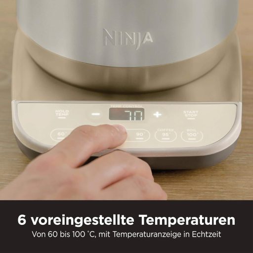 Ninja Perfect Temperature KT201EUSTGD 1,7L Vízforraló 6 Hőfokbeállítás Meleg Tartás