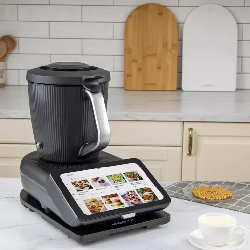 ANBOXIT TM7 Thermomix csúszótábla bambusz görgős fekete