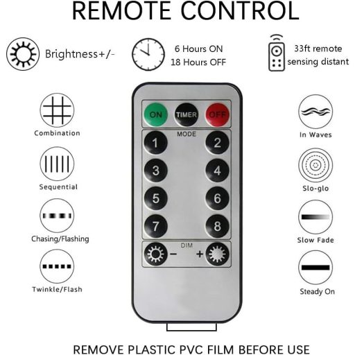 TUIBEIDAMAI 3-dielna sada LED darčekových krabíc s diaľkovým ovládaním, vianočná dekorácia