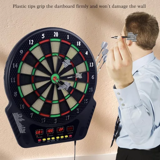 KIRJAUDU Elektronikus Darts Tábla LCD Kijelzővel Felnőtteknek