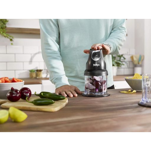 Ninja Express Chop Mini elektromos zöldségvágó és pürésítő fekete