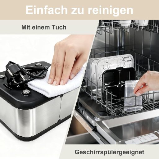 YASHE Tojásfőző Rozsdamentes Acél 8 Tojáshoz Lágy Kemény Főzéshez Mérőpohár