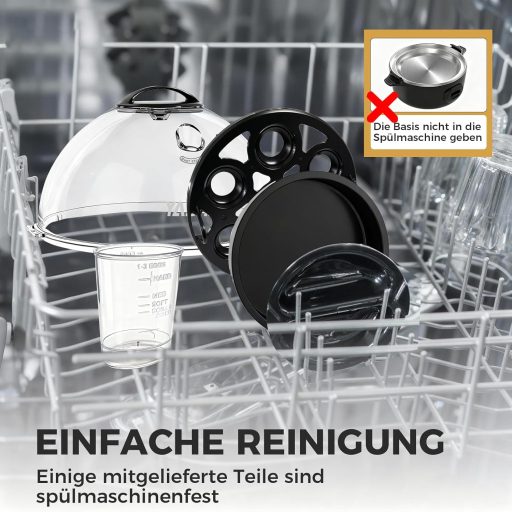 YASHE Elektromos Tojásfőző 7 Tojáshoz Kemény Puha Főzéshez Omlett Készítő