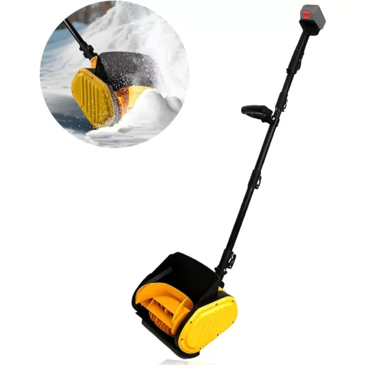 Agrdeed 21V Lopată de zăpadă cu acumulator pentru acumulator Makita, lățime de lucru 28cm, distanță de aruncare 8m