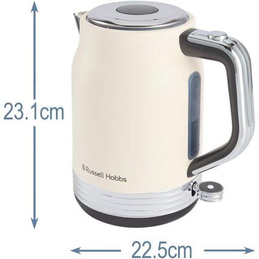 Russell Hobbs Hanley Retro Jasmine Vízforraló 1.7L Rozsdamentes Acél Vintage