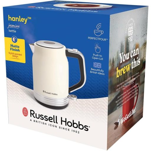 Russell Hobbs Hanley Retro Jasmine Vízforraló 1.7L Rozsdamentes Acél Vintage