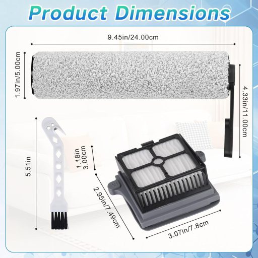 YUEYEE iFloor 5 Breeze kiegészítő szett - 2 kefe, 2 szűrő, tisztítószer