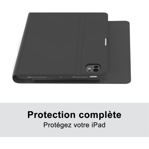 SENGBIRCH iPad Pro 11 M4 2024 Tipkovnica Futrola Francuski AZERTY Trackpad Osvijetljena