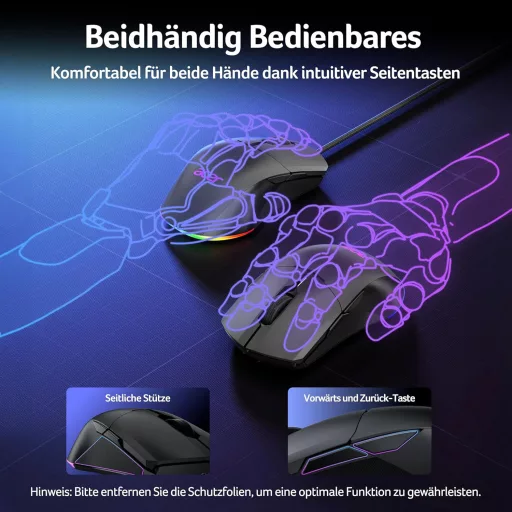 Acer Gaming Egér Dual Mode 24K DPI Wireless RGB Programozható Bal és Jobbkezes