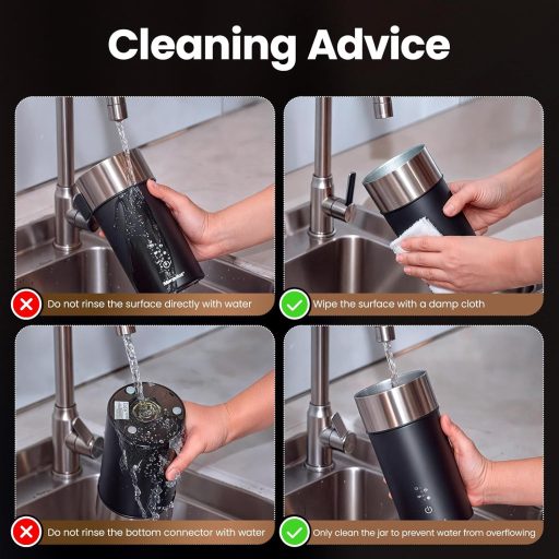 Morpilot 4az1-ben elektromos tejhabosító 240ml rozsdamentes acél