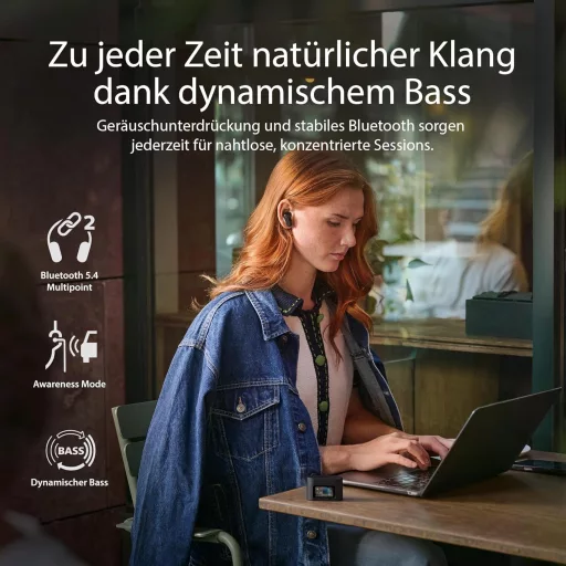 Philips TAT6000BK True Wireless Fülhallgató Aktív Zajszűréssel, 28 Óra Játékidő, Bluetooth 5.4