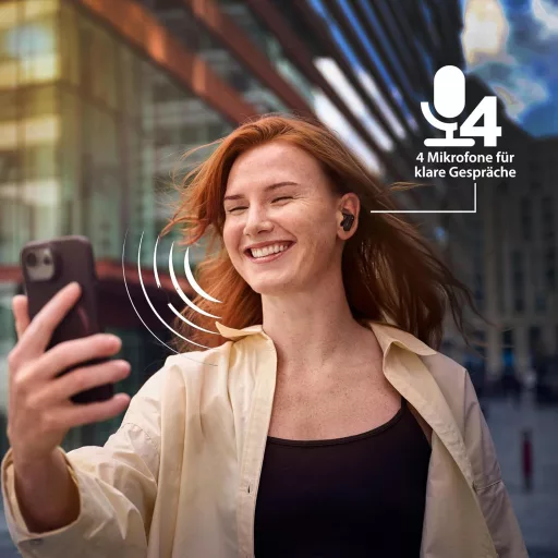 Philips TAT6000BK True Wireless Fülhallgató Aktív Zajszűréssel, 28 Óra Játékidő, Bluetooth 5.4
