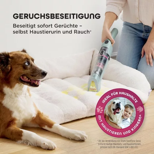 Shark StainForce HX100EUCP Vezeték nélküli szőnyegtisztító folteltávolító készülék kiegészítőkkel