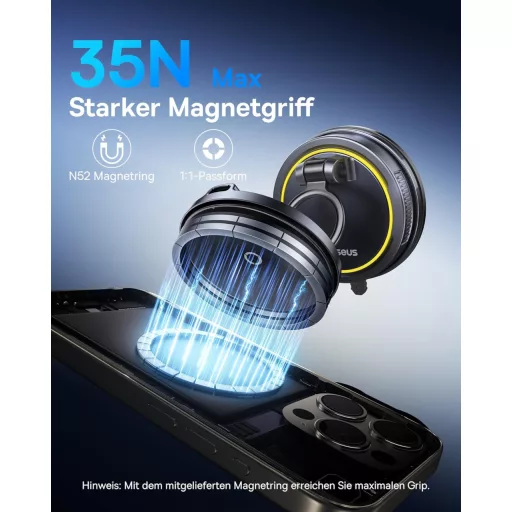 Baseus VC2 Flex Pro 15W MagSafe autós telefontartó vezeték nélküli töltéssel