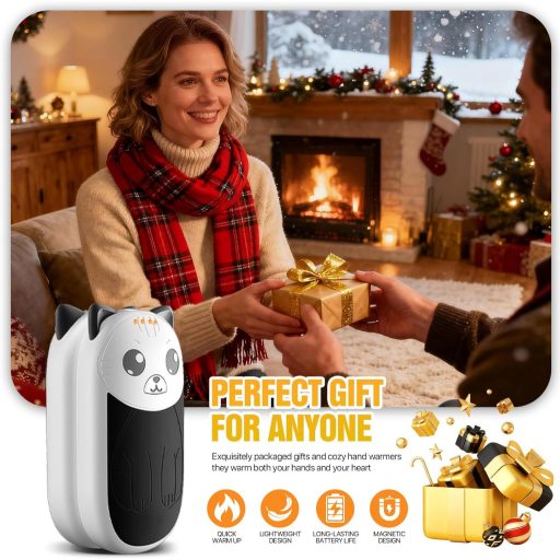 RoserRose 2db Elektromos Kézmelegítő 6000mAh Újratölthető 4 Fokozat