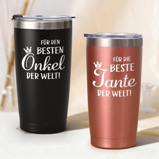 Vianočný darčekový set Livole pre tetu a uja – termohrnček a ponožky