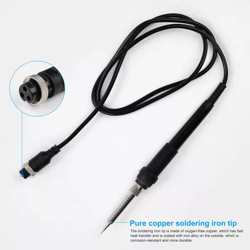Victool 8586 2-in-1 forrasztóállomás forrólevegős forrasztópáka 200-480°C digitális kijelzővel
