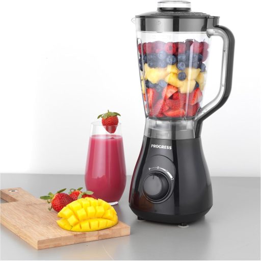 Progress 1,5L Turmixgép 2 Fokozat Pulse Funkcióval Rozsdamentes Keverővel