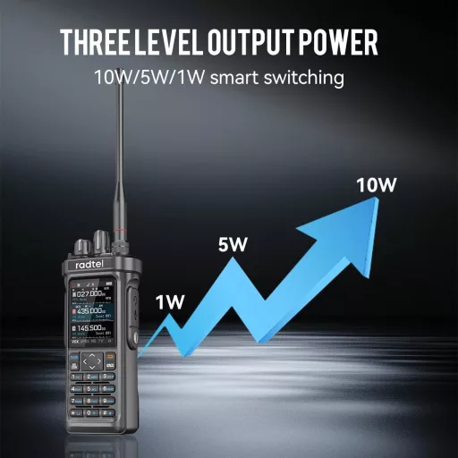 Radtel RT-950 PRO amatőr rádió GPS/APRS 10W walkie talkie hosszú hatótáv