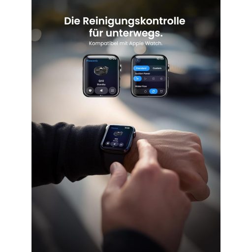 Proscenic Q10 robotporszívó lézeres navigációval, 8000Pa szívóerő, felmosó funkcióval, 200 perc üzemidő, okos térképezés