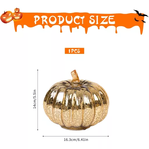 Decorațiune de Dovleac Luminos DAZZTIME Decor de Toamnă Decor pentru Masă de Halloween