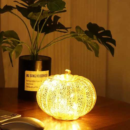Decorațiune de Dovleac Luminos DAZZTIME Decor de Toamnă Decor pentru Masă de Halloween