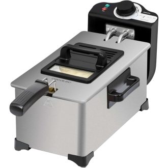   Cecotec Cleanfry 3L rozsdamentes elektromos mélysütő 2000W szűrővel