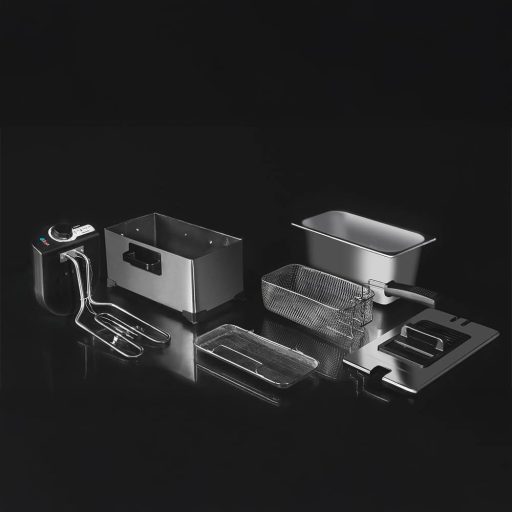 Cecotec Cleanfry 3L rozsdamentes elektromos mélysütő 2000W szűrővel