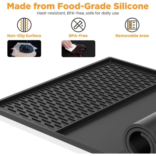 Jukibole szilikon kávégép alátét 60x40cm csúszásmentes hőálló mosogatógépben mosható